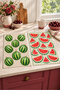 Watermelon-Patterned Digitally Printed 2-Piece Kitchen Towel Set, 35x55 cm - 4