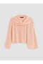 Lace-Like Knit Cardigan with a Tie-Detail from Freezen Store - 3