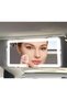 Rechargeable LED Car Visor Vanity Mirror – Touch Screen Makeup Mirror with Adjustable Lighting, Port