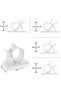 30Pcs Self-Adhesive Cable Clips White,Adjustable Cable Organizer Clip - 5