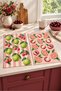 Set of 2 Digitally Printed Kitchen Towels with Guava and Lychee Patterns, 35x55 cm - 3