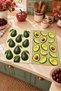 Set of 2 Digitally Printed Kitchen Towels with Avocado Pattern, 35x55 cm - 5