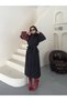 Women's Mock Neck, Belted, Button-Front Long Trench Coat—Classic, Stylish, Transitional Jacket - 4