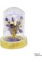 Latas Natural Amethyst Stone Tree in a Glass Dome with Wooden Base | Artificial Bonsai Feng Shui Money Tree & Good Luck for Home & Office 02 - 2