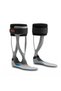 Prim Reinforced Drop Foot Orthosis AFO, Thermoplastic Ankle Foot Brace with Full Insole, Adjustable Padded Velcro Straps, Posterior Leaf Spring Support, Left or Right Leg, Sizes S to XL, White or Gray