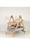 Foldable Baby High Chair with Adjustable Backrest, Detachable Tray, 5-Point Belt and Lockable Wheels - 2