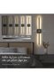 2 Pack Battery Operated Wall Sconces, Wireless 360°Rotate Wall Sconces with Remote Control Dimmable - 6