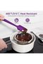 22,7cm Small Silicone Spatula for Cooking Scraping (Purple) - 3