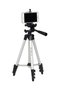 TF3114 Universal Mobile Phone Tripod Stand with Adjustable Phone Holder, Silver and Black - 2