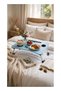 Foldable Laptop Bed Table 60 x 40 cm with Cup Holder and Tablet Slot, Portable Wooden Lap Desk - 6