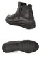 Black Genuine Leather Women's Zip-Up Boots with Anatomical Sole 327704 Dribble - 5