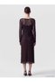 LCW Comfort Brown Lace-Patterned Dress, Featuring the ALITA CITY Touch - 4