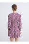 LCW Comfort Burgundy Raschel Floral Dress—The ALITA CITY Way - 4