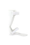 Prim Reinforced Drop Foot Orthosis AFO, Thermoplastic Ankle Foot Brace with Full Insole, Adjustable Padded Velcro Straps, Posterior Leaf Spring Support, Left or Right Leg, Sizes S to XL, White or Gray