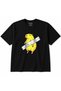 Capybara Mood – Yellow Capybara Cartoon-Themed T-Shirt with Stripes