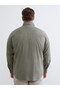 Quality Pieces from Çelebi Store Large Size Standard Fit Long Sleeve Dobby Men's Shirt - 8