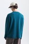Oversize Sweatshirt with Stitching Detail - 5