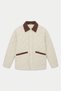 Modern Velvet-Collar Quilted Jacket/Coat - 3
