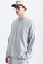 Oversize Sweatshirt with Stitching Detail - 3