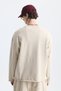 Oversize Sweatshirt with Stitching Detail - 5