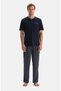 Men's 50% Modal, 50% Cotton Short-Sleeved Pajama Set