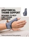 Prim AIRMED Rigid Thumb Brace with Mouldable Aluminium Support, Seamless Breathable Velour Thumb Orthosis, Adjustable Anatomical Fit, Wrist and Thumb Stabilizer, Grey or Beige, Sizes S and L - 4
