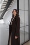 Bitter Coffee Tokyo belted cashmere melton coat - 7
