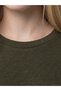 TWO MT SHOP QUALITY XSIDE Khaki Soft-Touch Oversized Women's Sweatshirt - 4