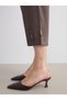 LCWAIKIKI Classic Brown Straight-Leg Carrot-Cut Tapered-Leg Women's Pants, Featuring the ALITA CITY Touch - 4