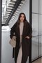 Bitter Coffee Tokyo belted cashmere melton coat - 2
