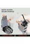 Camera Backpack, Photography Backpack with Large Capacity, Padded Insert, 15'' Laptop Compart - 5