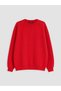 TWO MT SHOP QUALITY LCW EVERYDAY Red Oversized Women's Thick Sweatshirt - 5