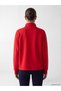 TWO MT SHOP QUALITY KOOR SPORT Red Scuba Fabric Solid Loose & Oversized Women's Sweatshirt - 4