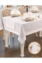 Liana Cream-Cream 12-Person 26-Piece 155 × 220 cm Tableware Set - 5