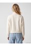 Two Mt Shop Quality Lcw Vision Gray High Collar Women's Sweatshirt - 4