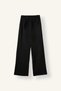 E7238AXBK81 Black Straight-Fit High-Waisted Pants - 6