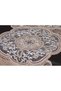 Alya Model No124 Gold 5 Piece Living Room Set Lace Tablecloth Runner Set - 5