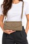 Water-Resistant Fabric-Lined Mini Clutch Bag and Shoulder Bag Wallet - 2