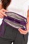 Water-Resistant Fabric-Lined Mini Clutch Bag and Shoulder Bag Wallet - 4