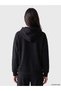 TWO MT SHOP QUALITY LCW EVERYDAY Black 3-Ply Solid Women's Zipper Sweatshirt - 4