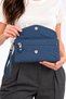 Water-Resistant Fabric-Lined Mini Clutch Bag and Shoulder Bag Wallet - 3