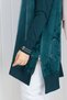 Women's Silk Kupra Mercerized Knitwear Tunic with Side Zipper Detail - 6