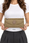 Water-Resistant Fabric-Lined Mini Clutch Bag and Shoulder Bag Wallet - 7