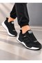 30601 Unisex Black Memory Foam Orthopedic Sole Lace-Up Casual Walking Comfortable Sneakers - 3