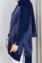 Women's Silk-Cupra Fringed Mercerized Knit Tunic - 6