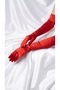 Long Satin Ball Gloves for Women: Evening Wear, Bridal, Henna Night, Restaurant Welcome, and Performance Gloves—55 cm - 2