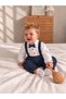 100% Cotton Black Baby & Kids Salopet Shirt Bow Tie Set