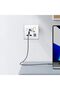 wall socket, multi-function switch and 2 USB universal, tamper-proof, charger adapter power panel - 4
