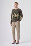 106 Diamond Patterned Short Angora Cardigan - 3