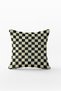 Checkers Collection | Cushion Cover | 4-Piece Set | Reversible Print | 43x43 cm | Living Room Decor | Sofa Pillowcase - 8